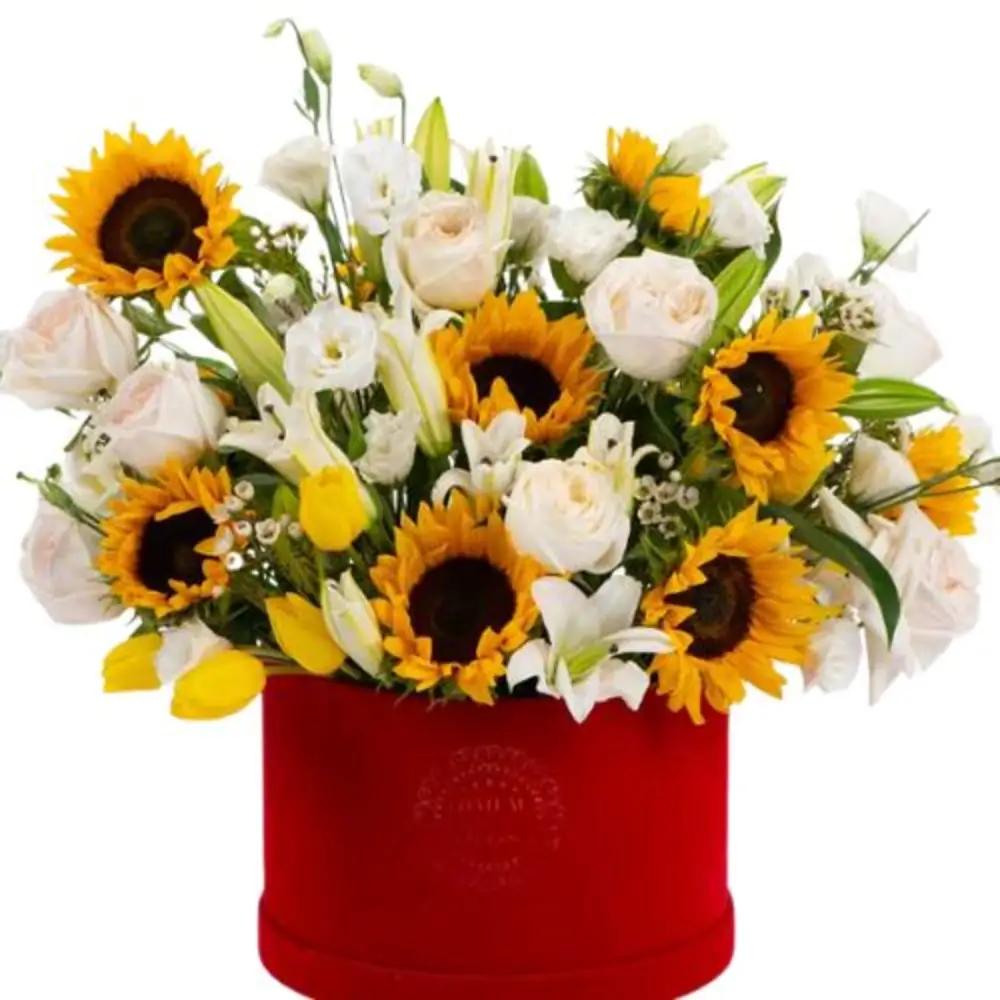 Box Arrangement Sunflower