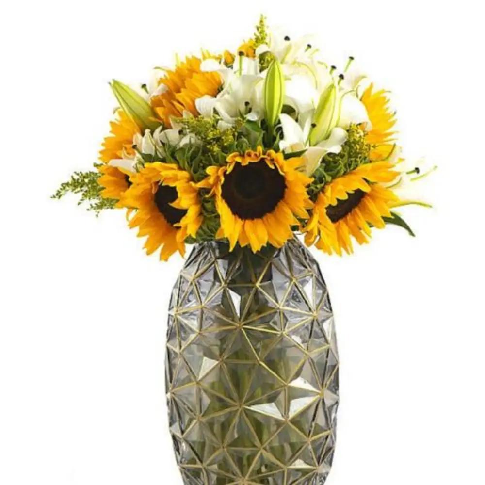 Lilly Solidago Sunflower Vase