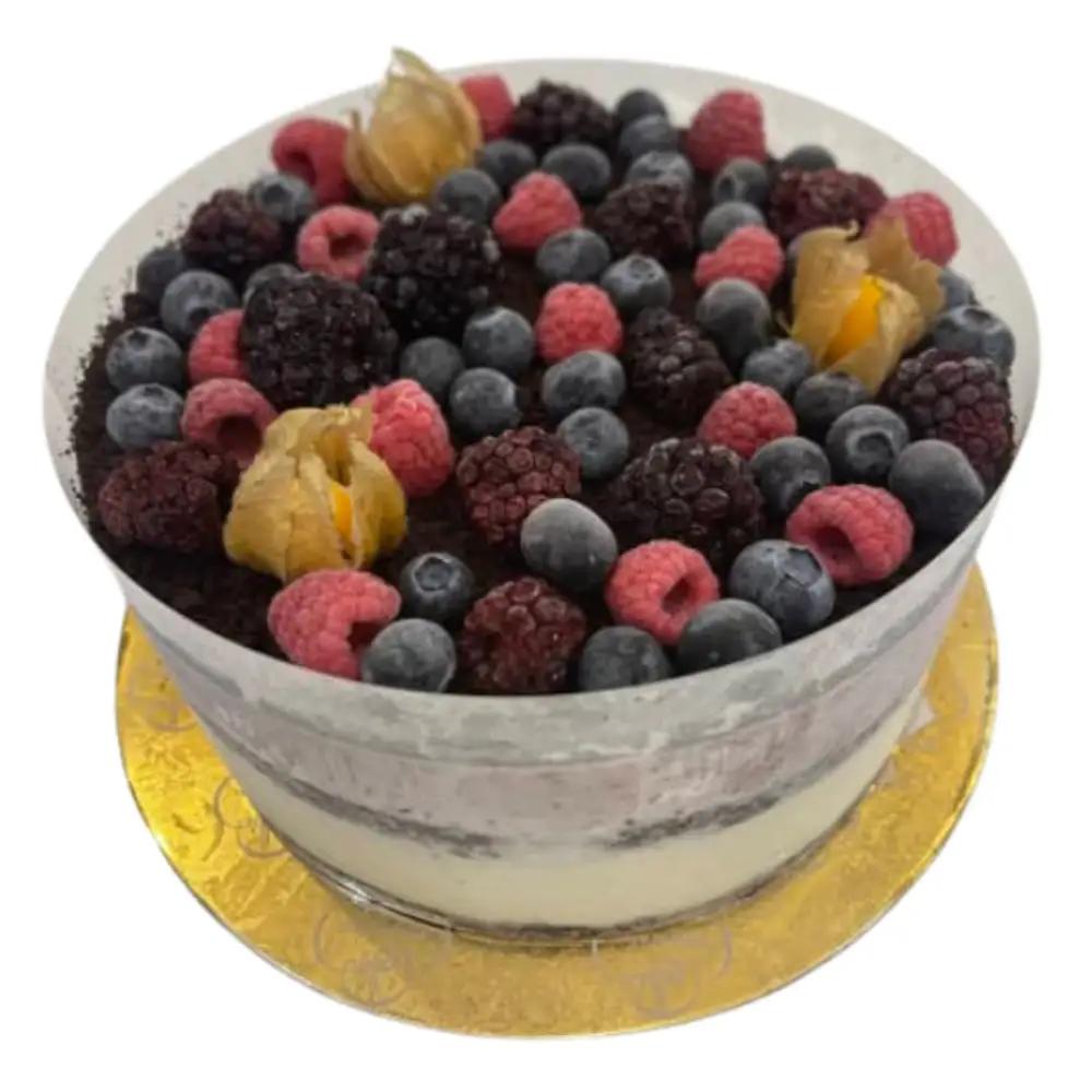 Vanilla mix berries ice creamundefined