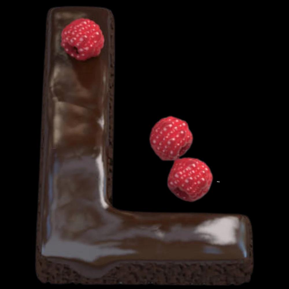 Letter L Shaped Cakeundefined