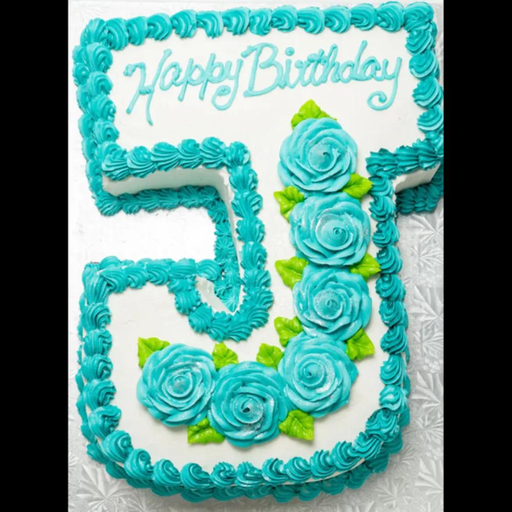 Letter J Shaped Cakeundefined