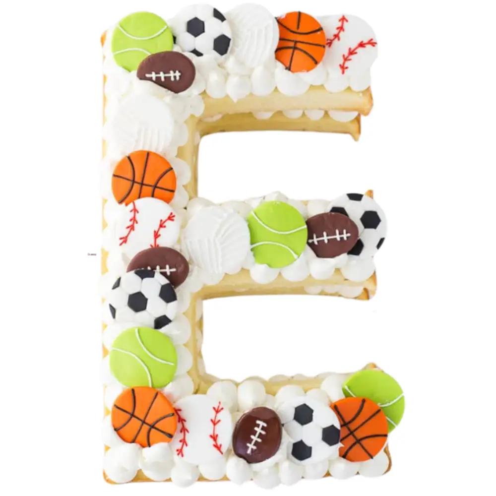 Letter E Shaped Cakeundefined