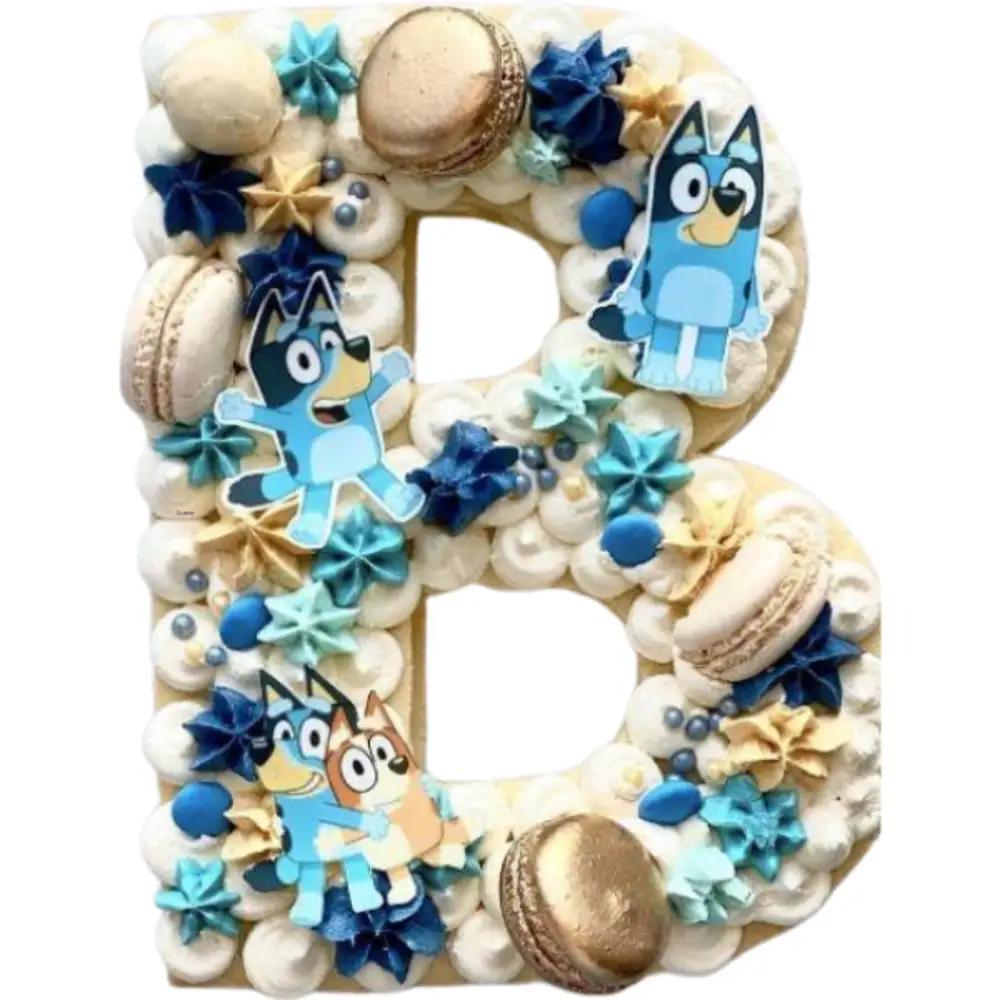 Letter B Shaped Cake