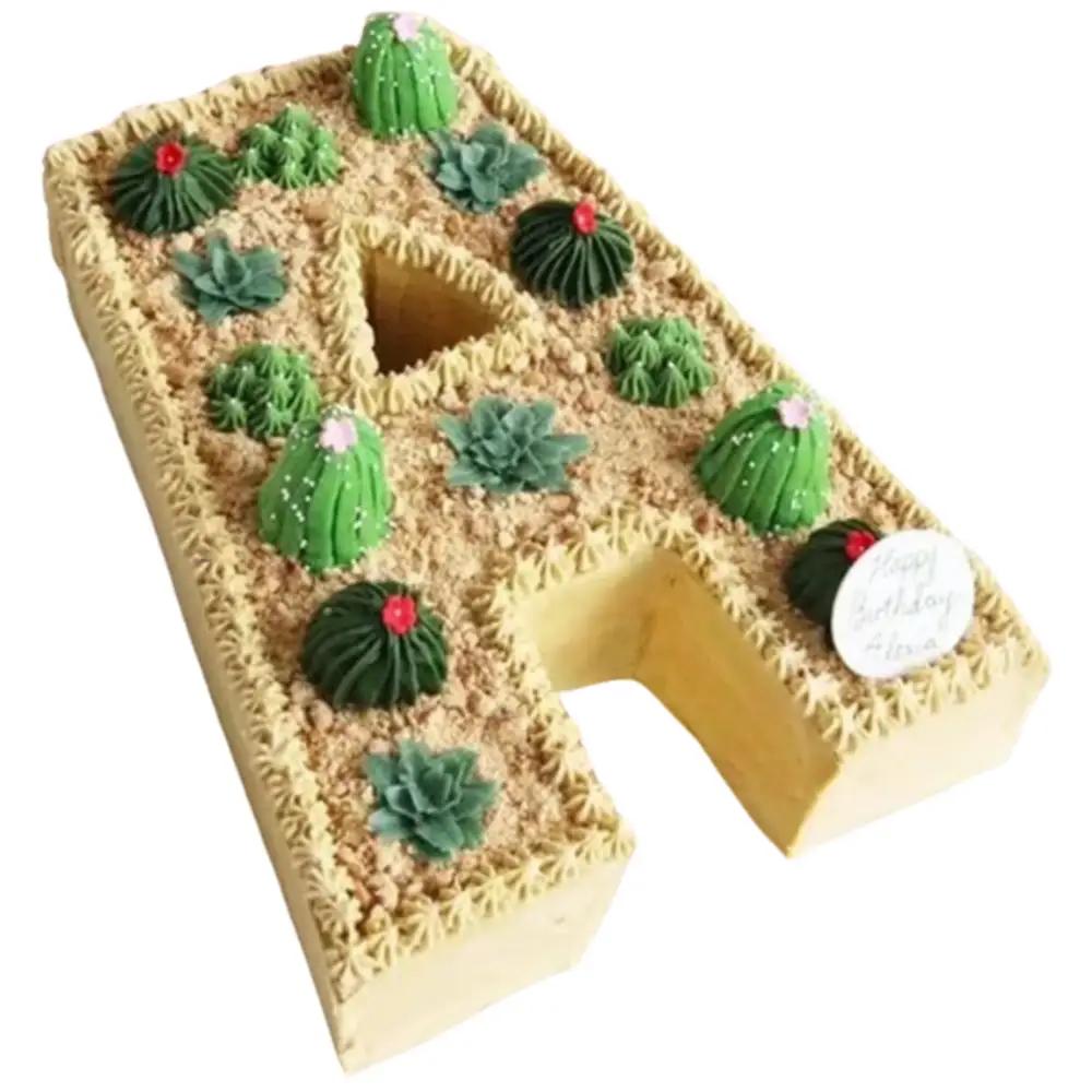 Letter A Shaped Cake