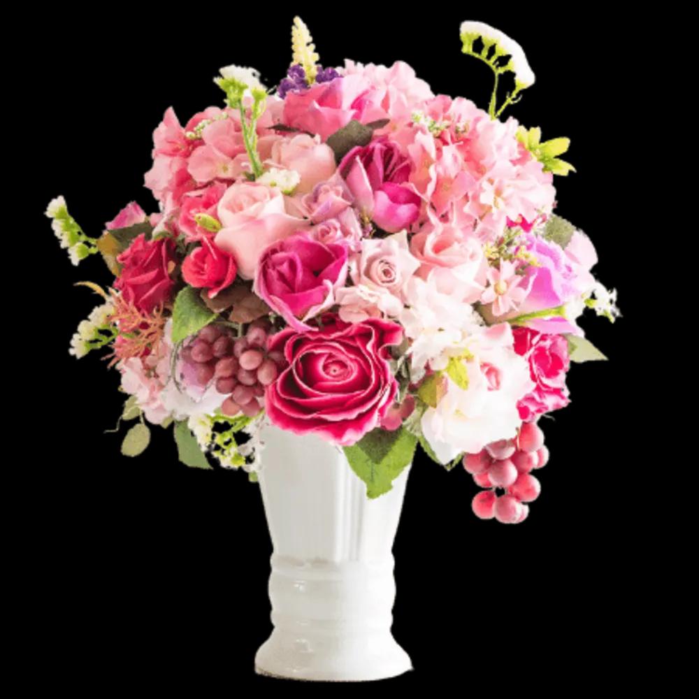 Pink Beauty Flower VaseFlower Vase – Elegant Flower Vase Arrangements for Home or Gifting