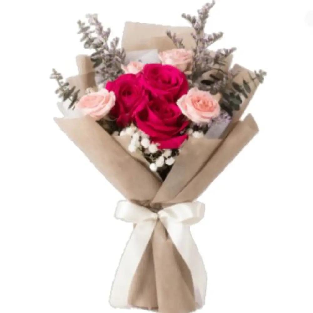 New Day Bouquet/flower and red roses
