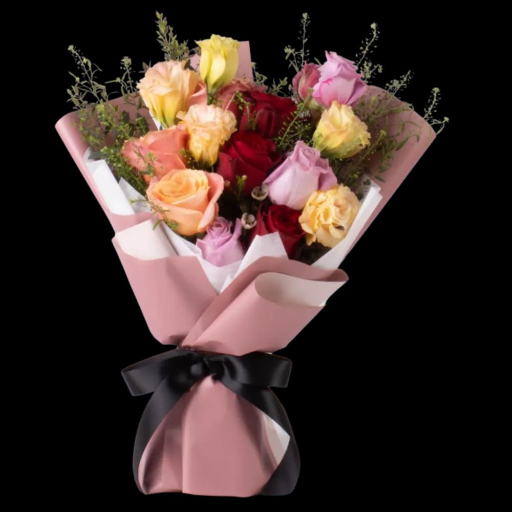 New Day Bouquet/red, yellow and pink flowers