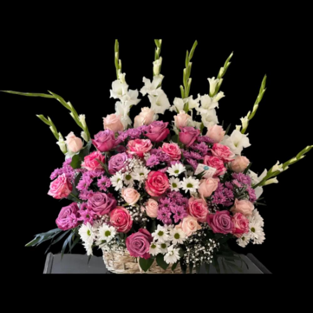 Mixed Flowers Basketundefined