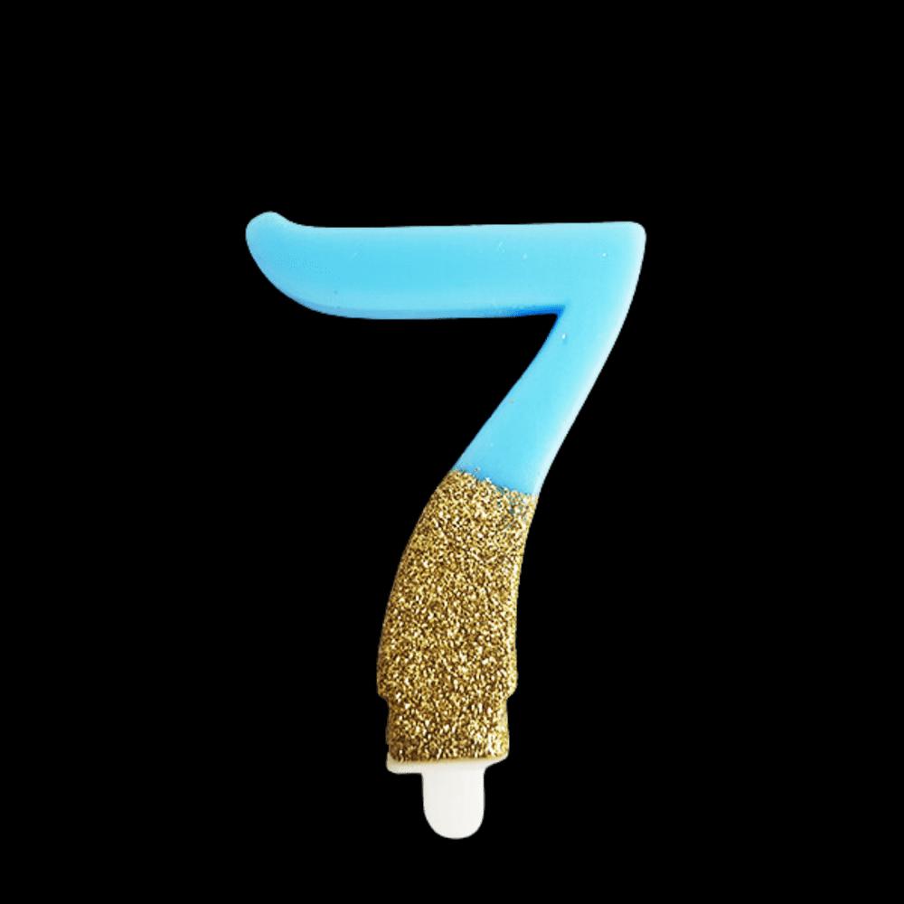 Birthday candle number 7