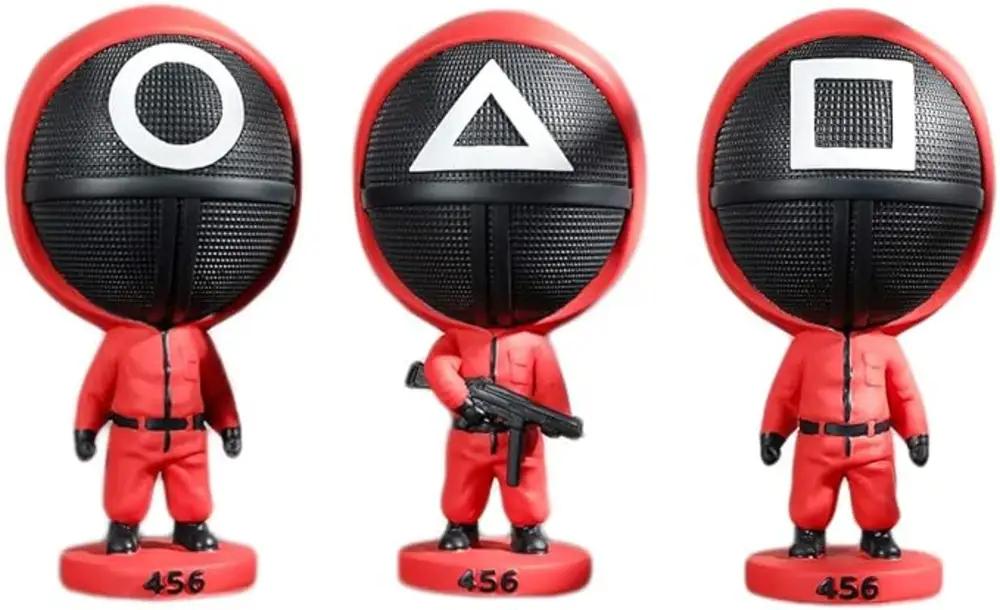 Resin figurines"Masked Man" Decorative Sculpture for home decor, Table Decor, gift. (10 x 10 x 18cm)undefined