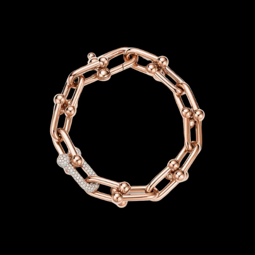 Tiffany style gold bracelet 3