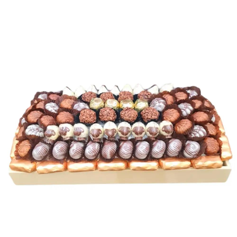 Rectangular chocolate trayRectangular Chocolate Tray, Luxury Chocolate Serving Tray, Premium Chocolate Gift UAE, صينية شوكولاتة مستطيلة, صينية شوكولاتة فاخرة, هدية شوكولاتة راقية