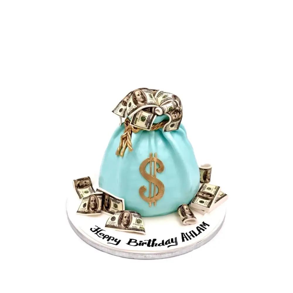 Money Bag Cake
