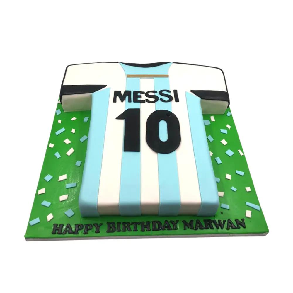 Messi Argentina Jersey Cakeundefined
