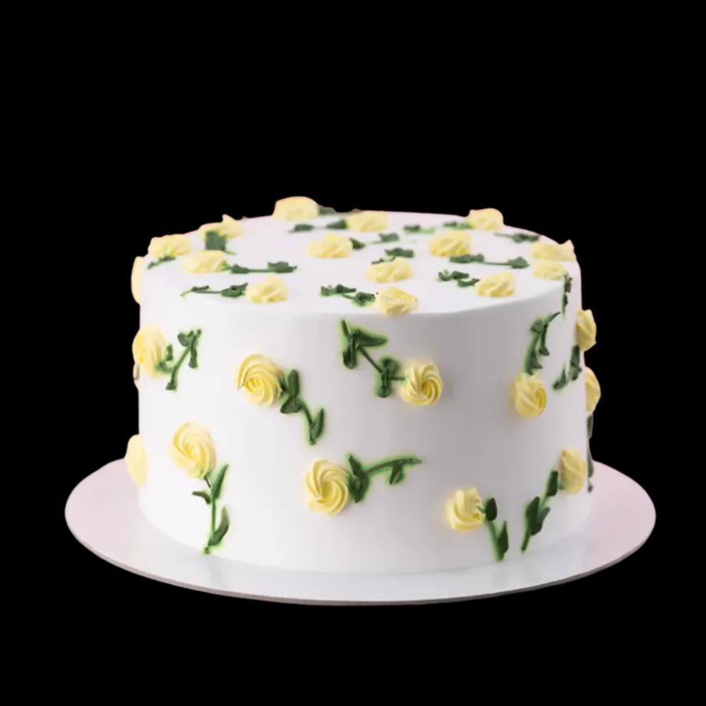 Yellow Roses Cake