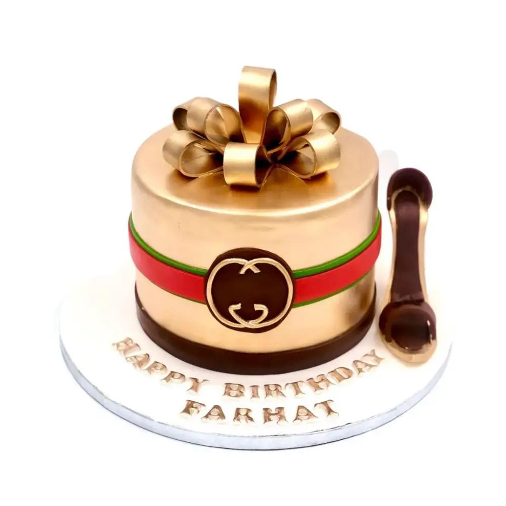 Gucci CakeGucci Cake, Cake for birthday, birthday cake, كيك عيد ميلاد