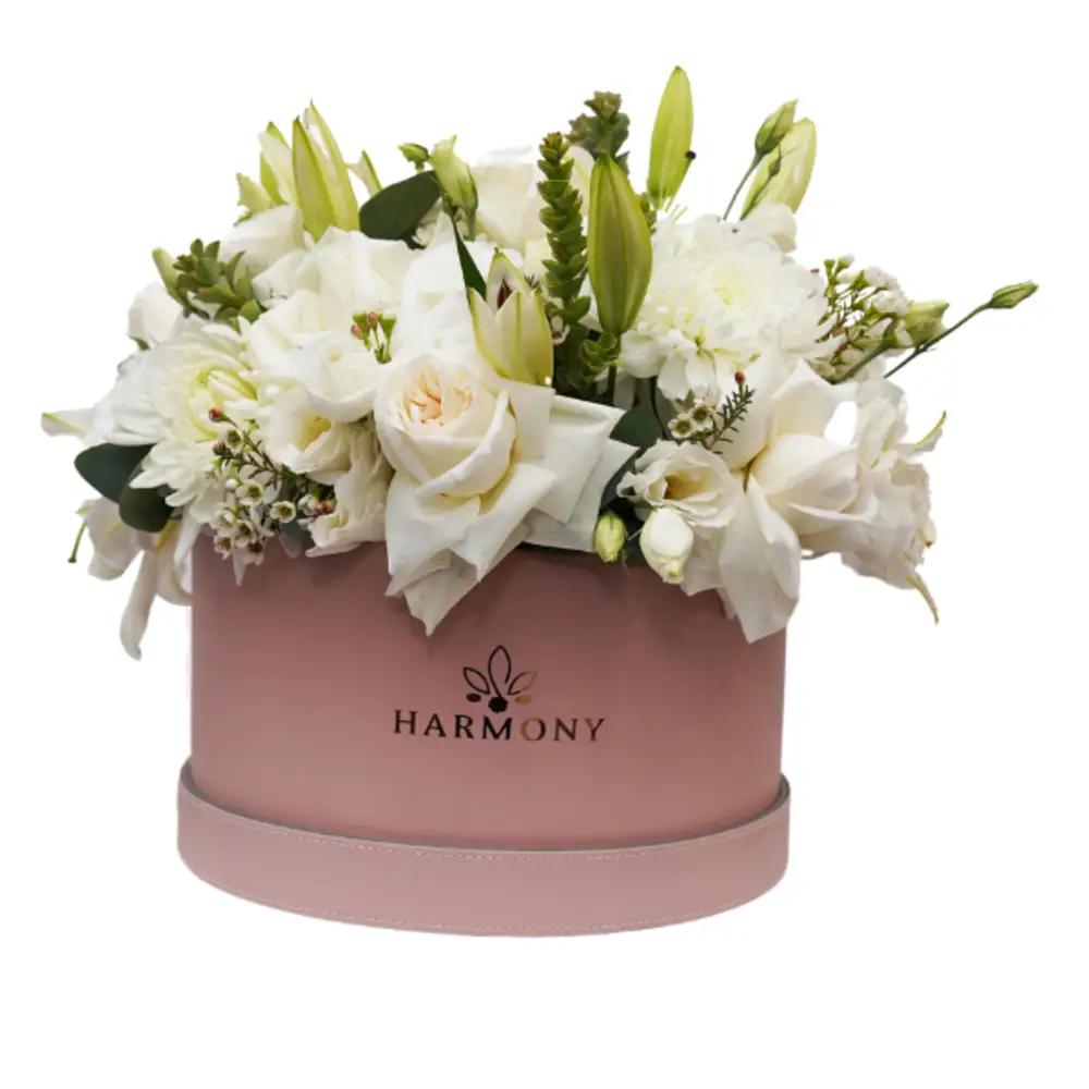 Majestic White Roses Lilies