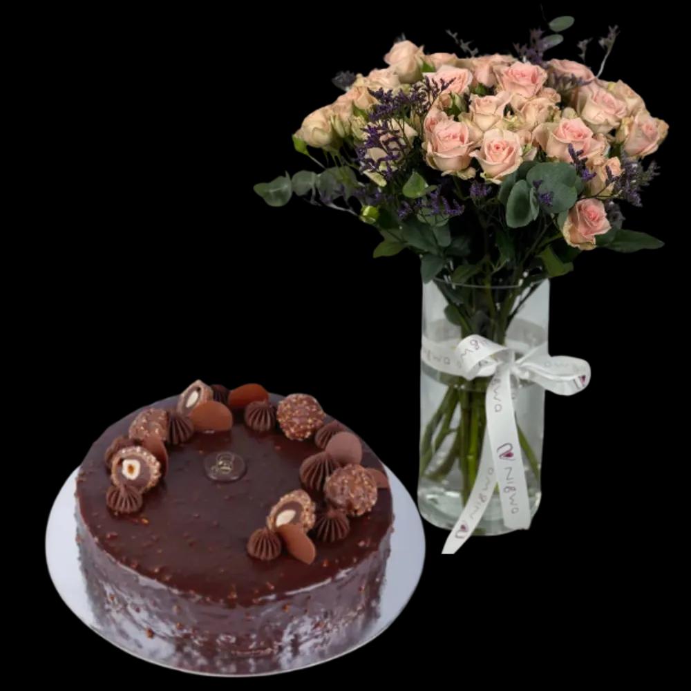 Blush _ Lilac Vase and Cake