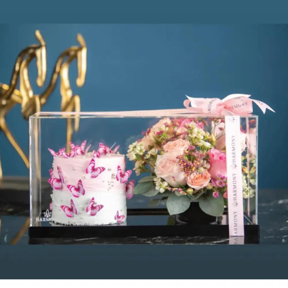 Pink Cake & Flowers bundle for little onesundefined