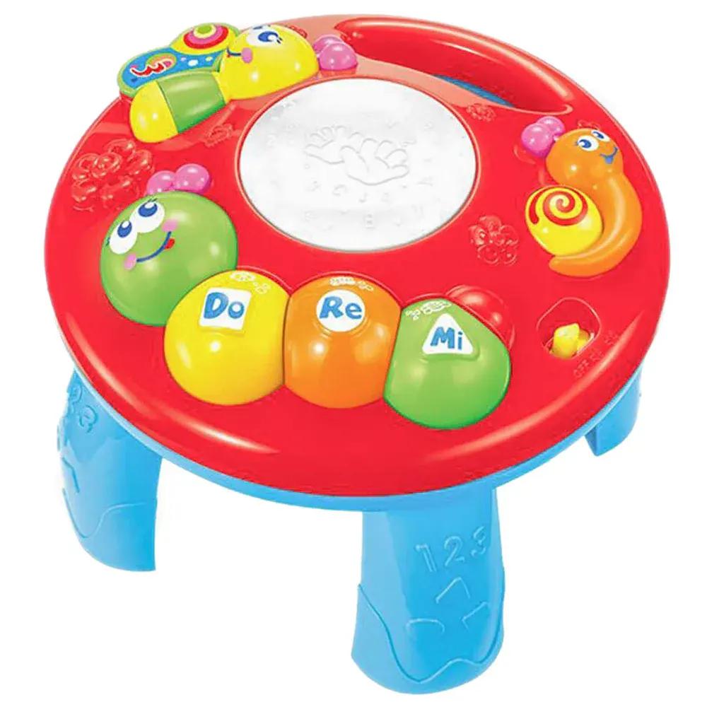 Little Angel Baby Toys Musical Learning Table - Red