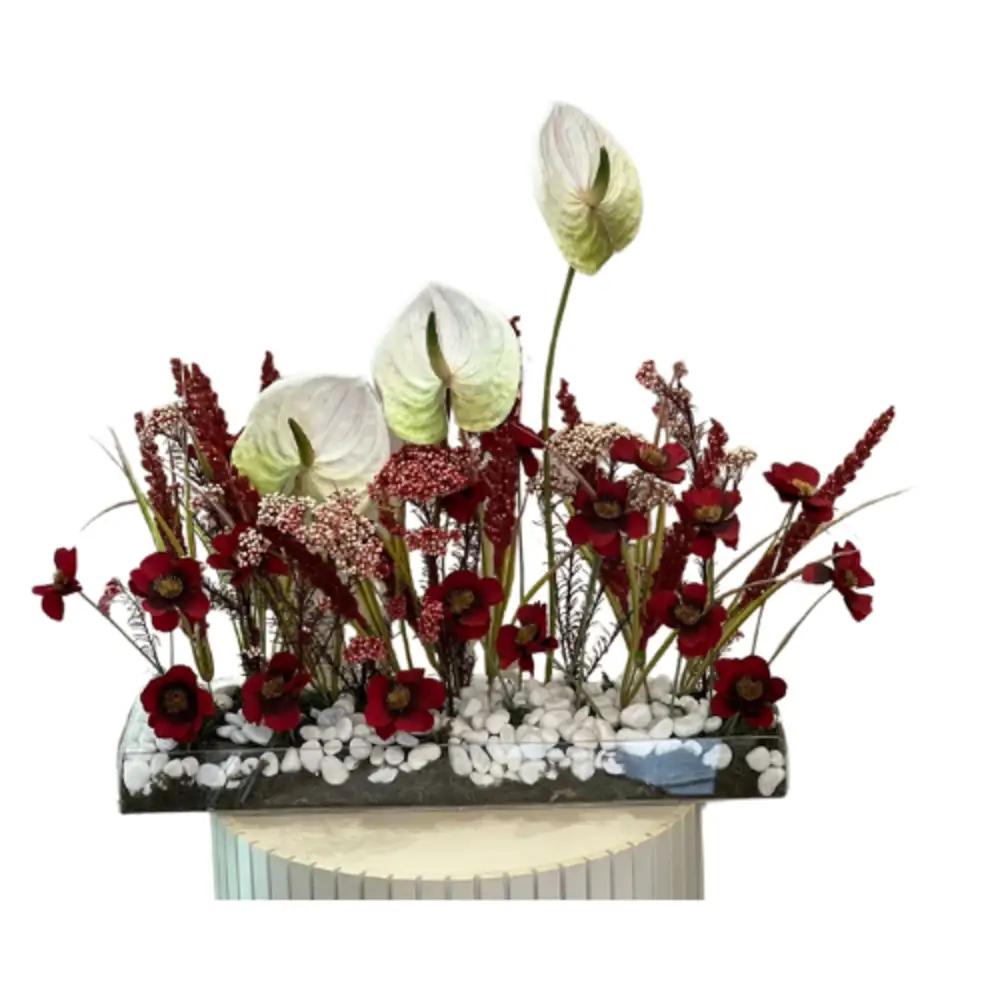 flower basket with special flowers