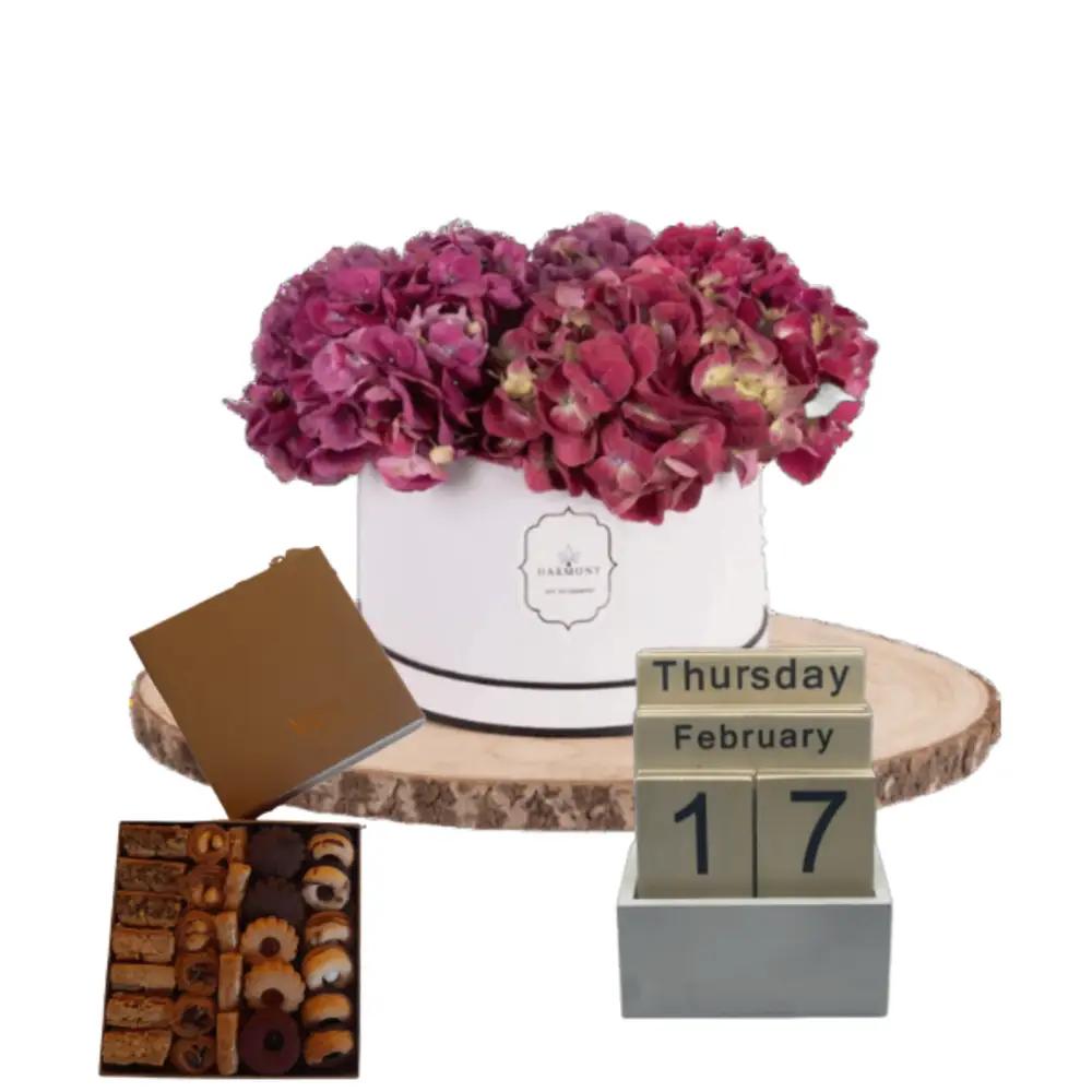 Corporate Gifts flower with arabic sweets 15undefined