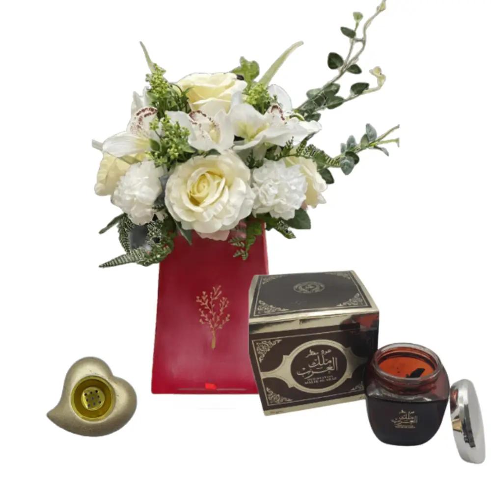 Corporate Gifts mubkhara with bokhoor and flowers 15undefined