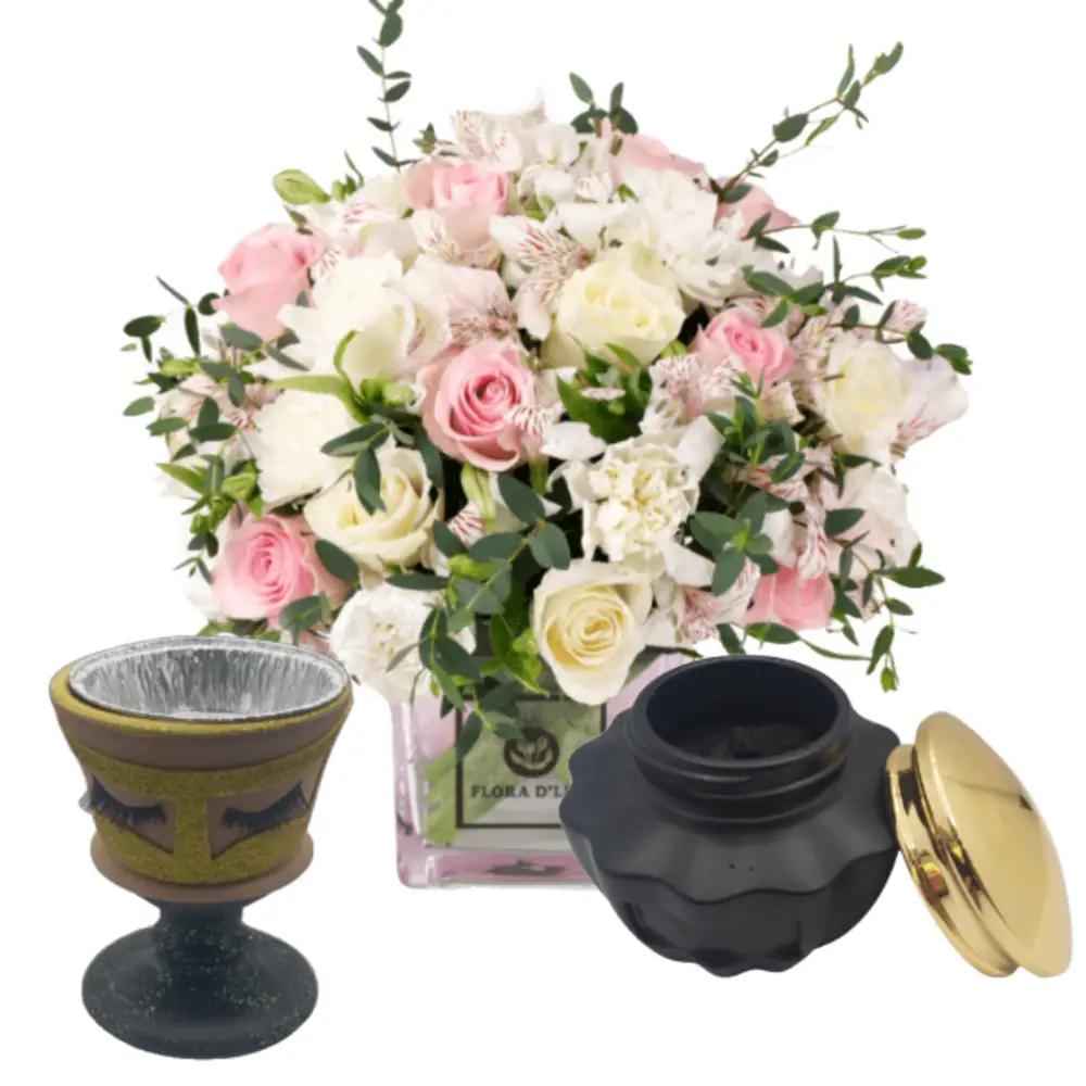 Corporate Gifts mubkhara with bokhoor and flowers 17undefined