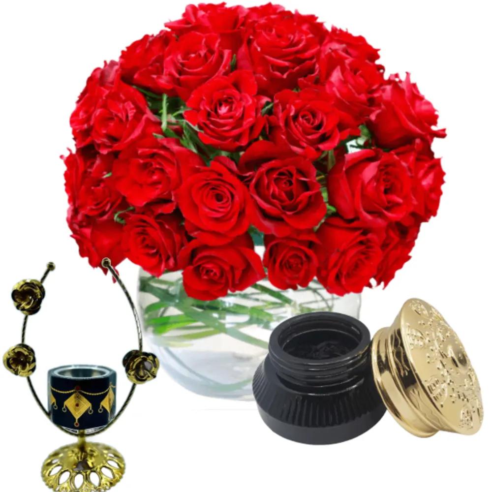 Corporate Gifts mubkhara with bokhoor and flowers 20undefined
