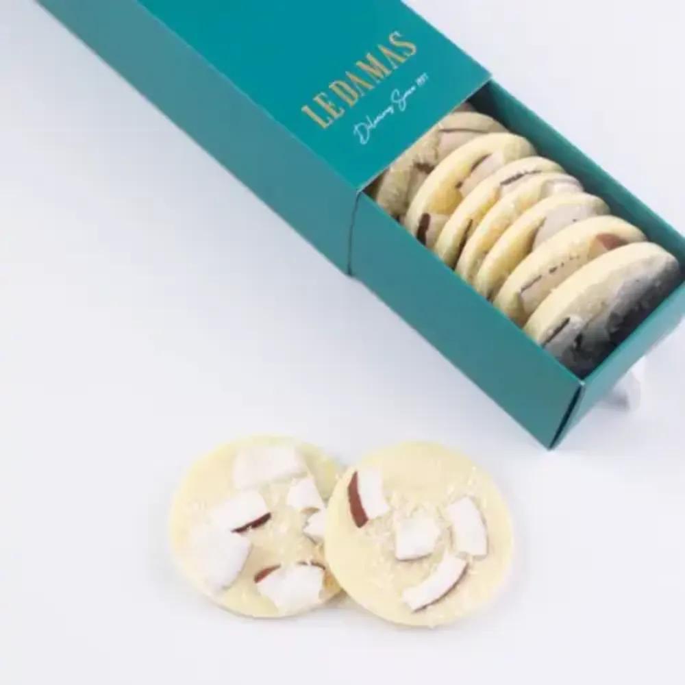 Circle white chocolate coconutundefined