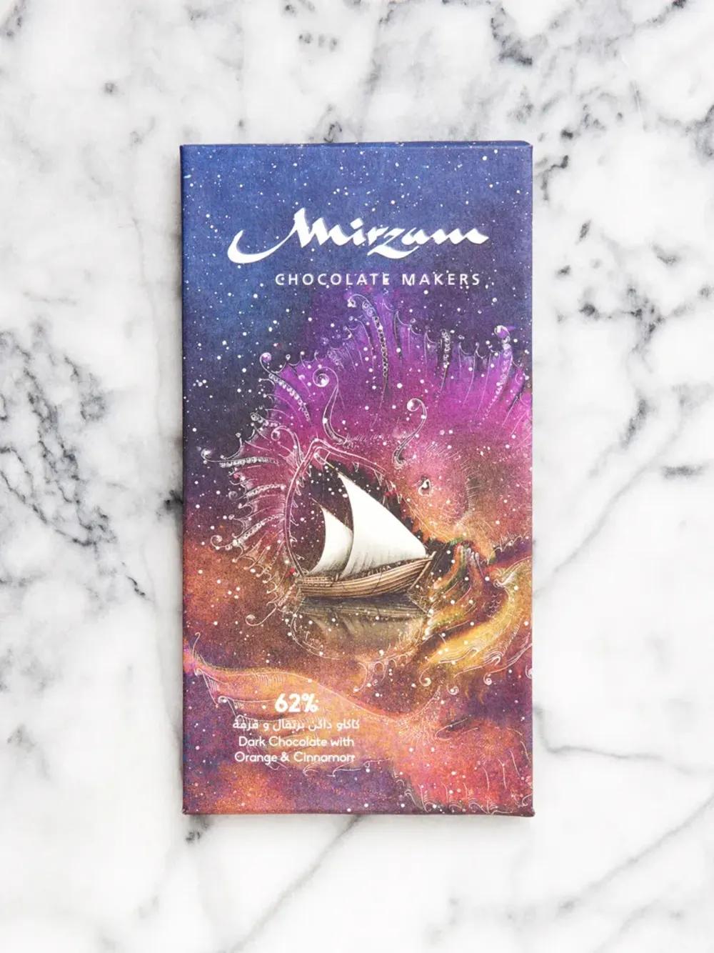 62% Dark Chocolate with Orange & Cinnamon62% Dark Chocolate, Orange & Cinnamon Chocolate, Gourmet Chocolate, شوكولاتة داكنة 62, شوكولاتة بالبرتقال والقرفة, شوكولاتة فاخرة