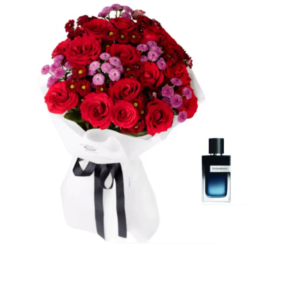 Special bouquet and perfume only for her 6