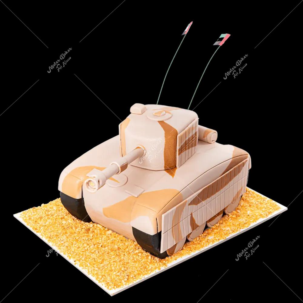 Military Tank Cake