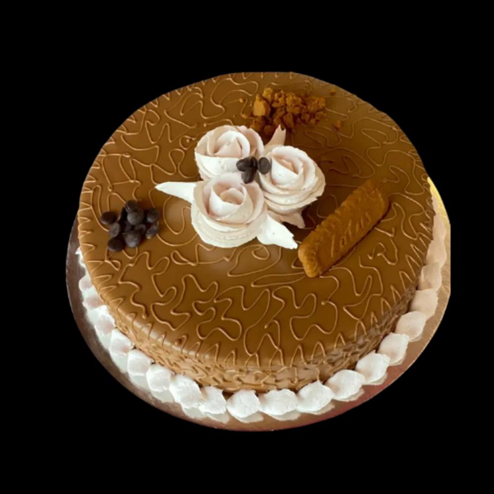 Cake with lotus and creamundefined