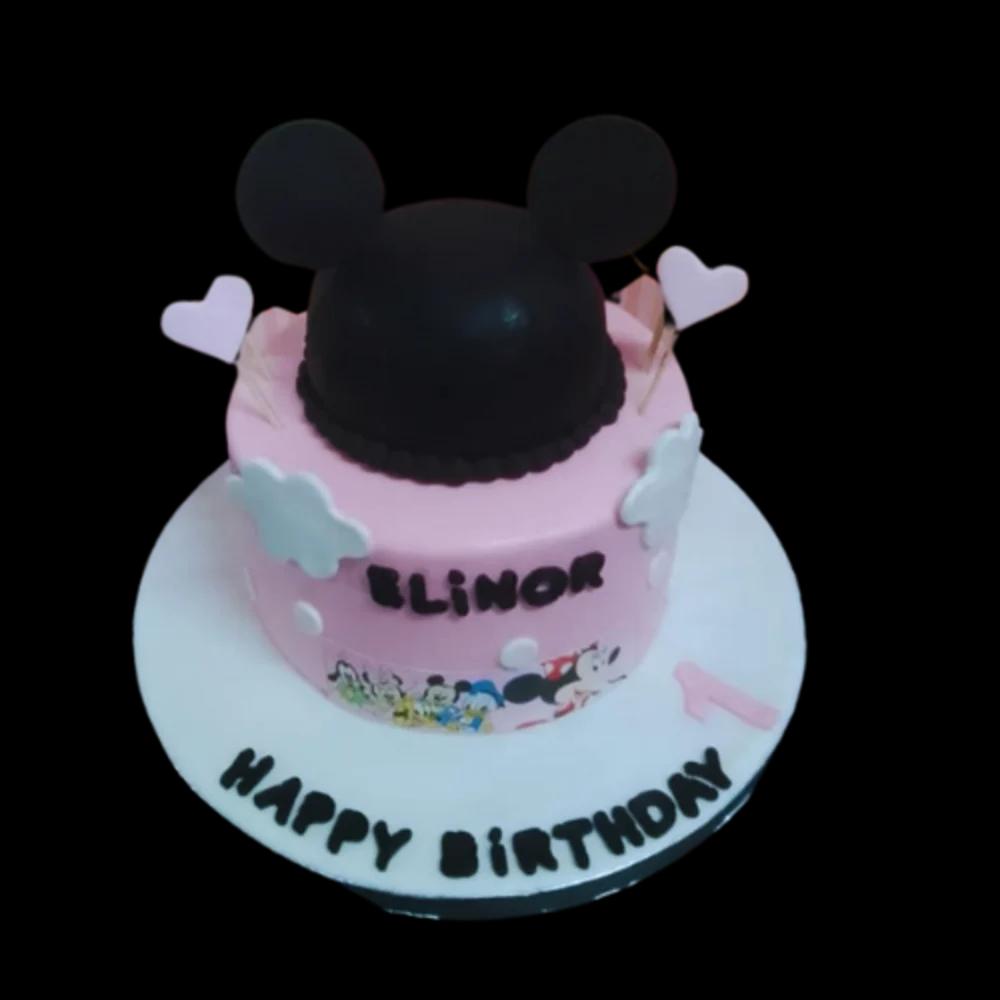 Black Mickey Mouse cakeundefined
