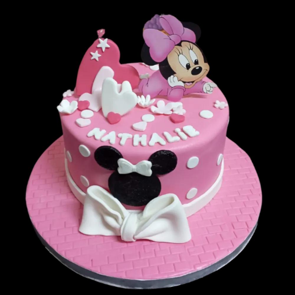 Minnie Mouse Cake - Pinkundefined