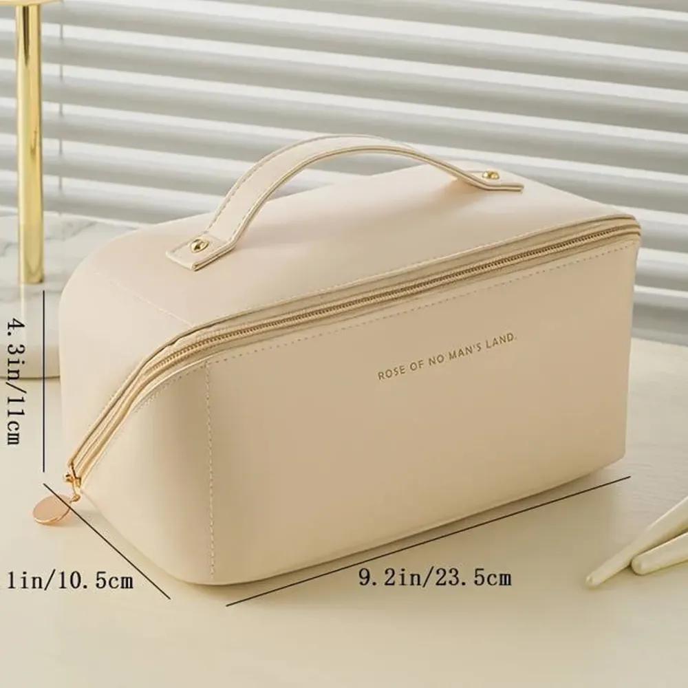 Leather makeup bagundefined