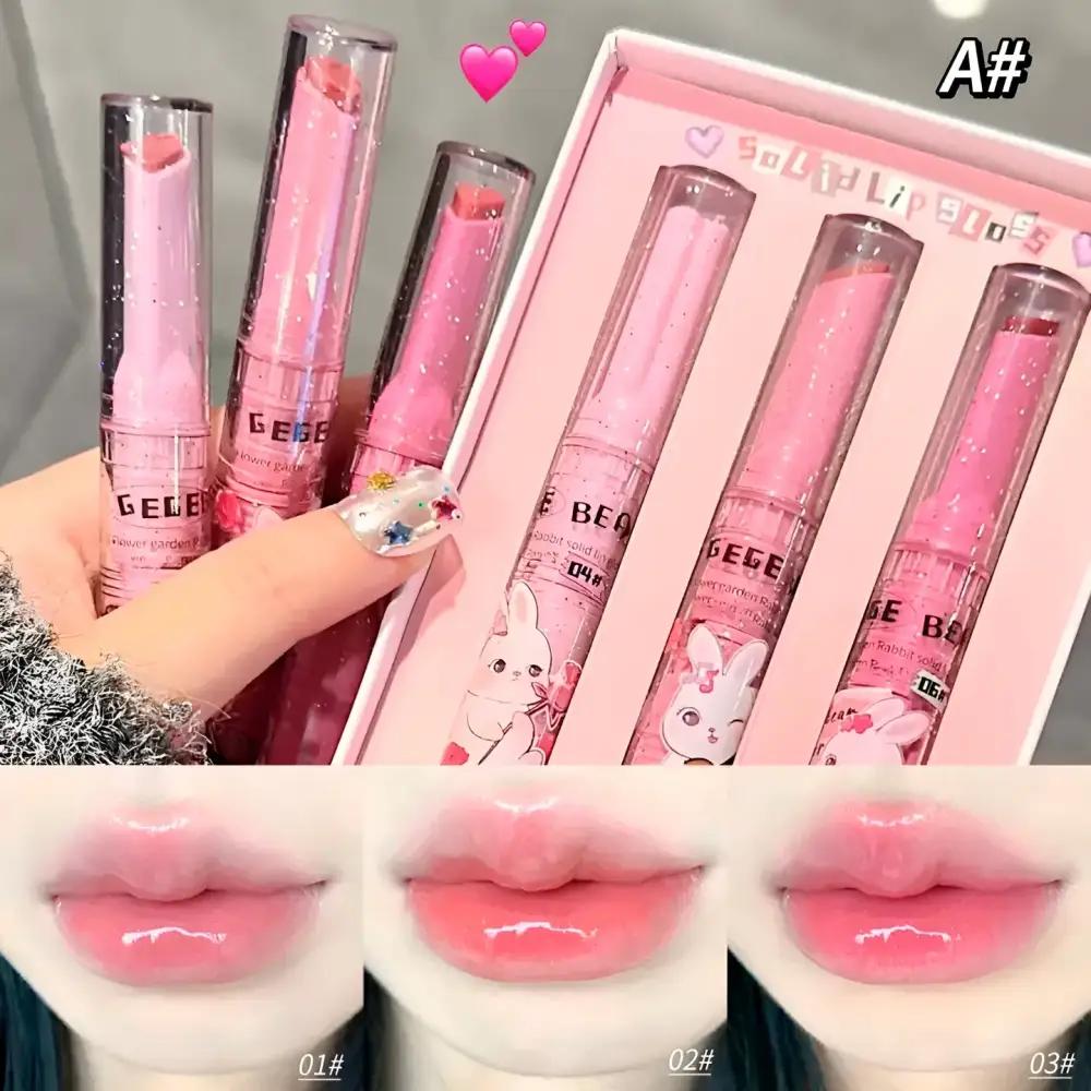 3 Solid Lip Gloss In Gift Boxundefined