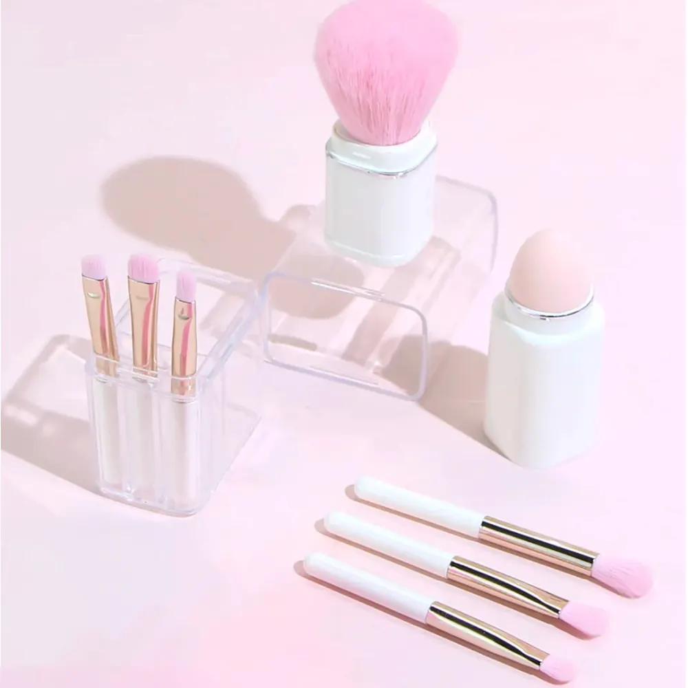 White Makeup Brush Set - 8 in 1undefined