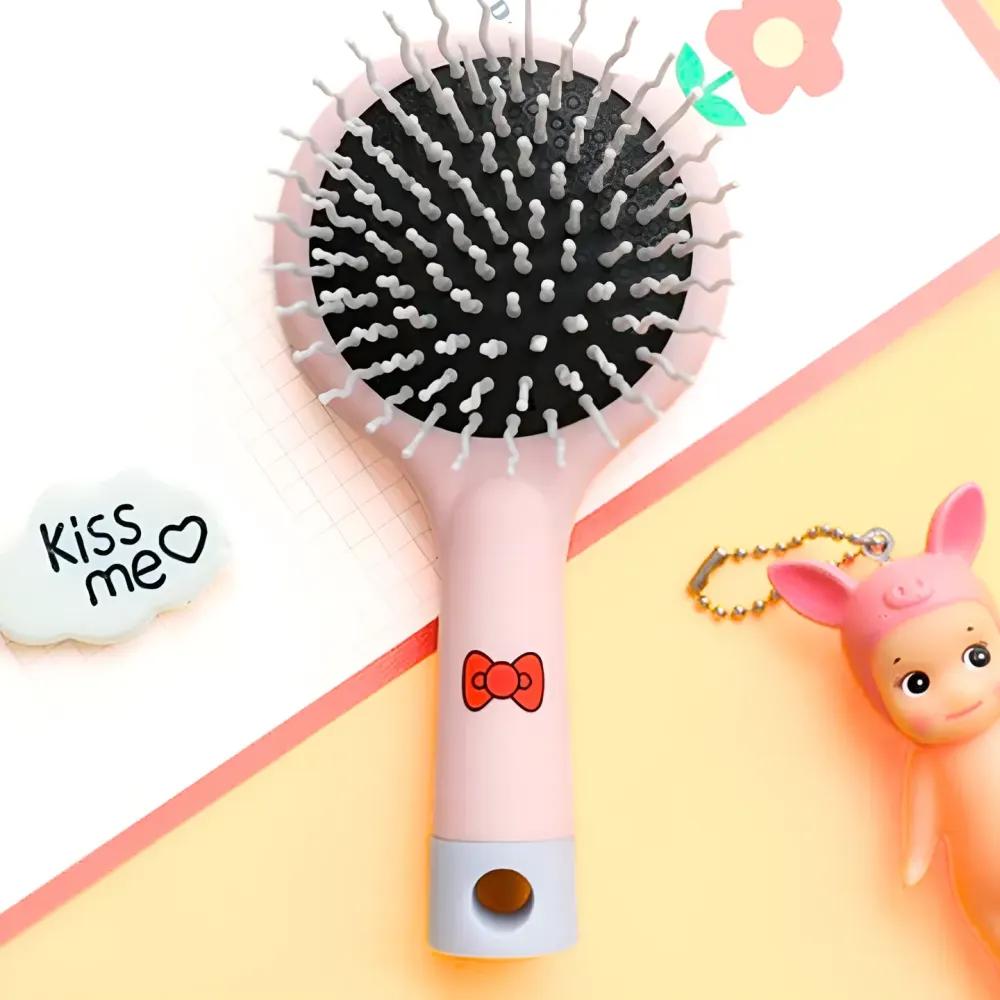 Lovely Head scalp massage comb with mirrorundefined