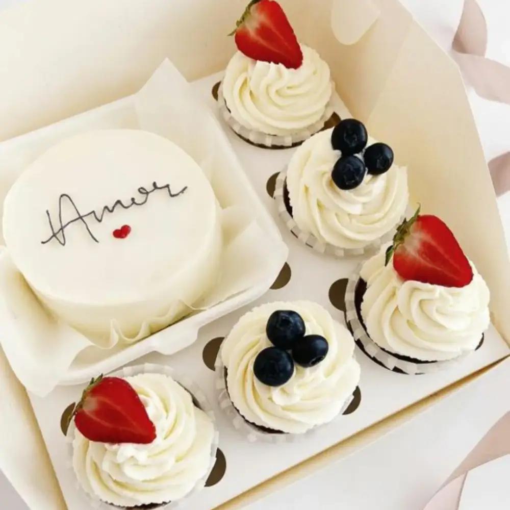 Bento Cakes with cupcakes +undefined