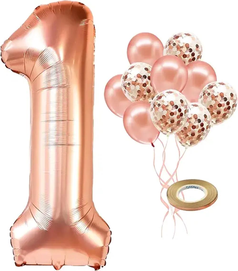 One Gold Balloon Bunchundefined