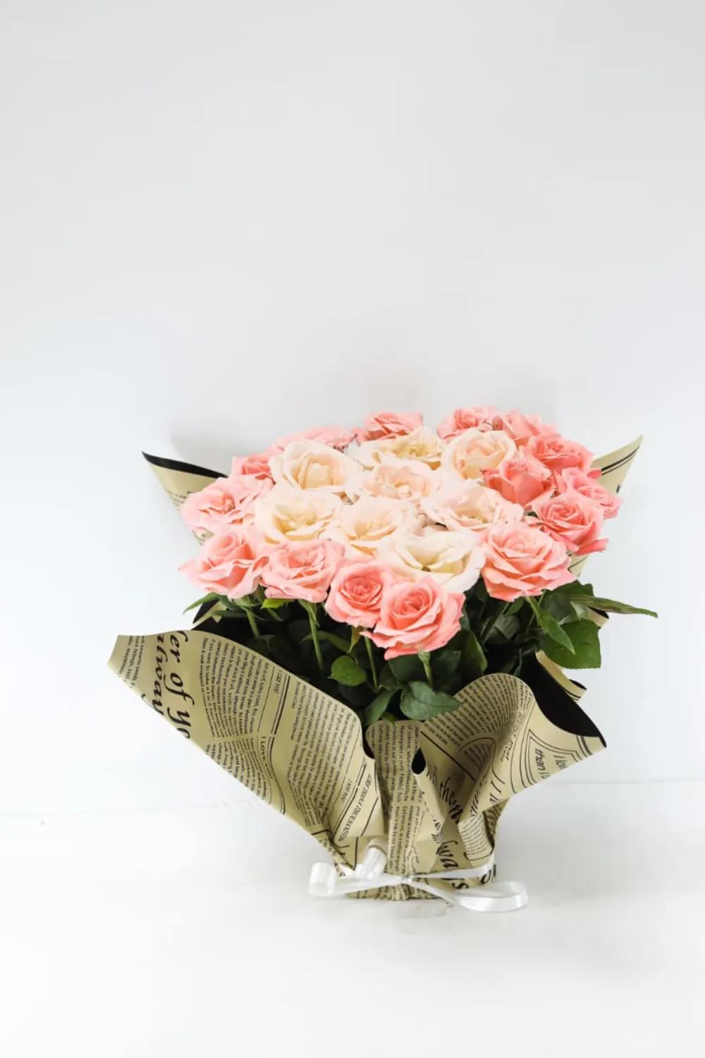 Bouquet of roses colorfulundefined