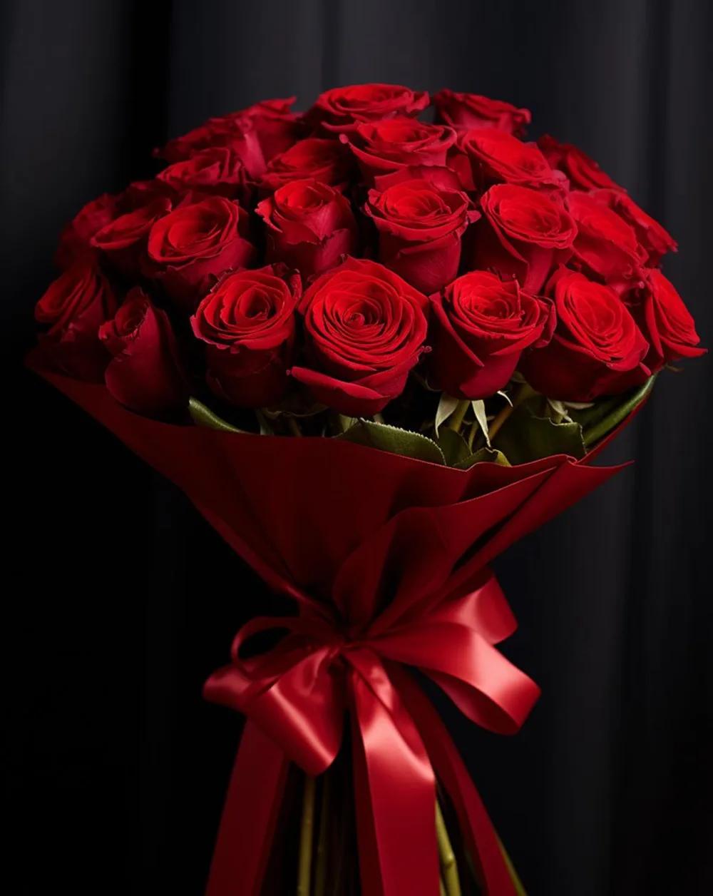 Bouquet Rosso Amore: 24 Rose Inebriantiundefined