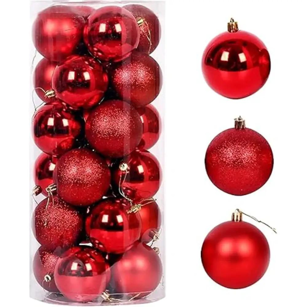 10 Cm Christmas Balls Ornaments 2 Pack (Each Box 6)undefined