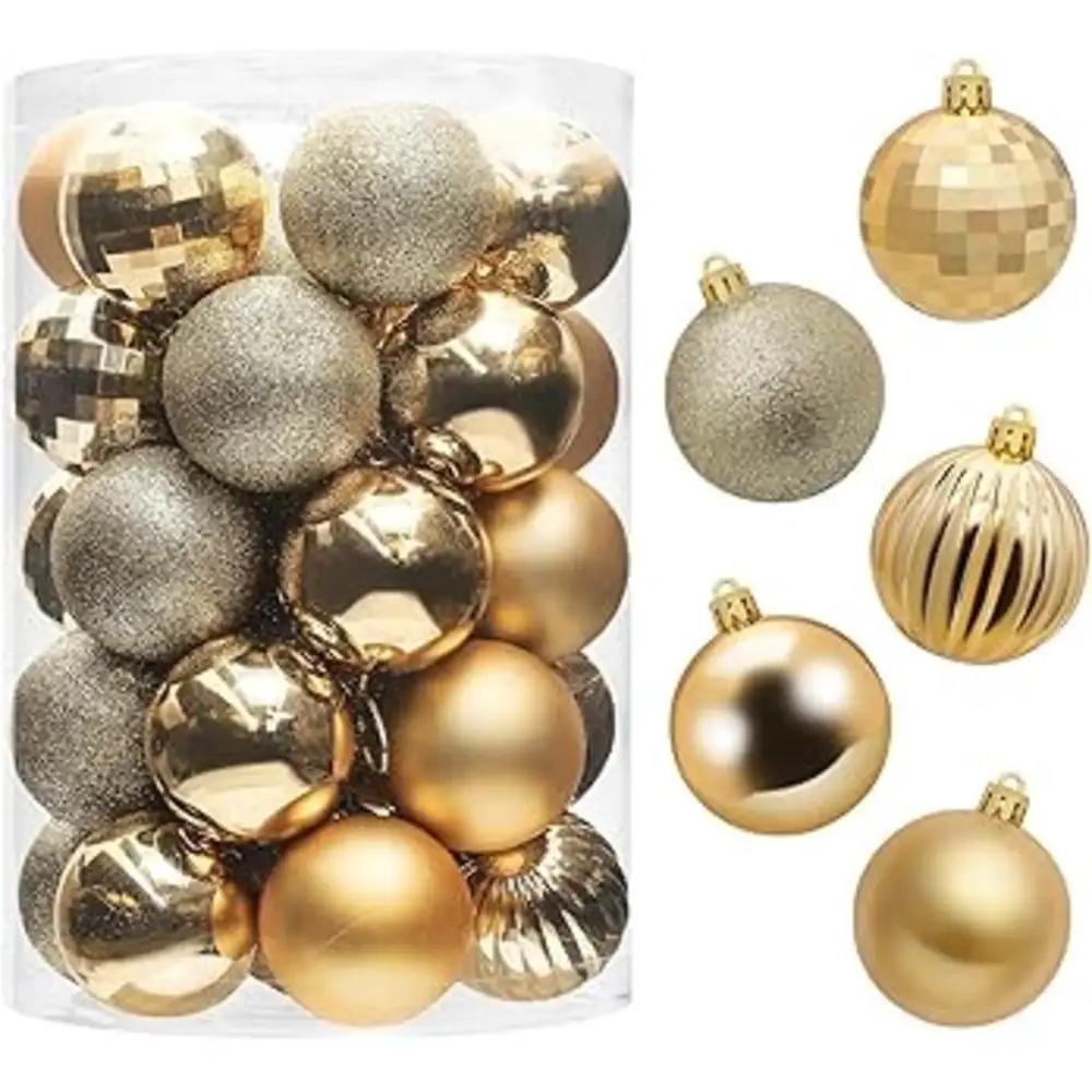 Christmas Balls Ornaments 34 Pcs Shatterproof Christmas Tree Decorations Hanging 4CM Ball for Xmasundefined