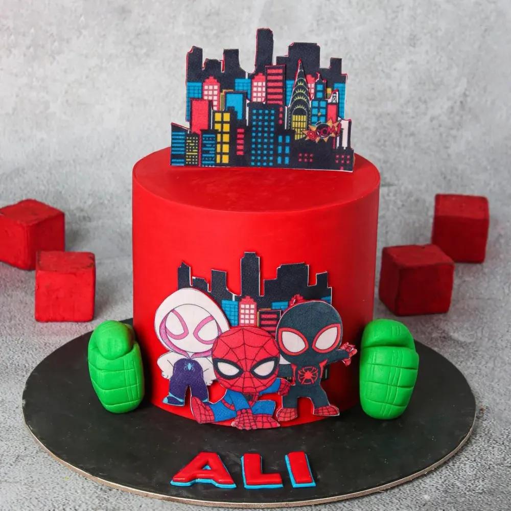 Spiderman’s Superhero CakeSpiderman’s Superhero Cake, Same-Day Delivery in UAE, cake delivery