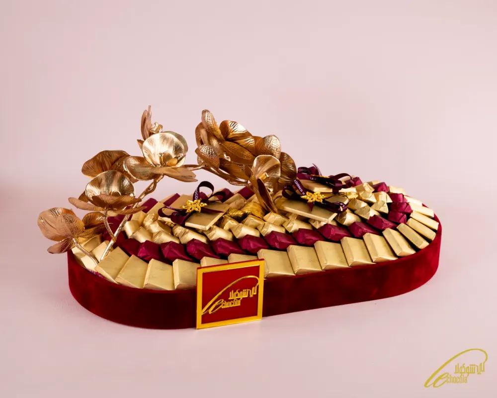 Le Red Gift Vip 2Luxury Red Rose Gift, Red Rose Arrangement, Premium Flower Gift, هدية ورود حمراء فاخرة, تنسيق ورد أحمر, هدية زهور فاخرة