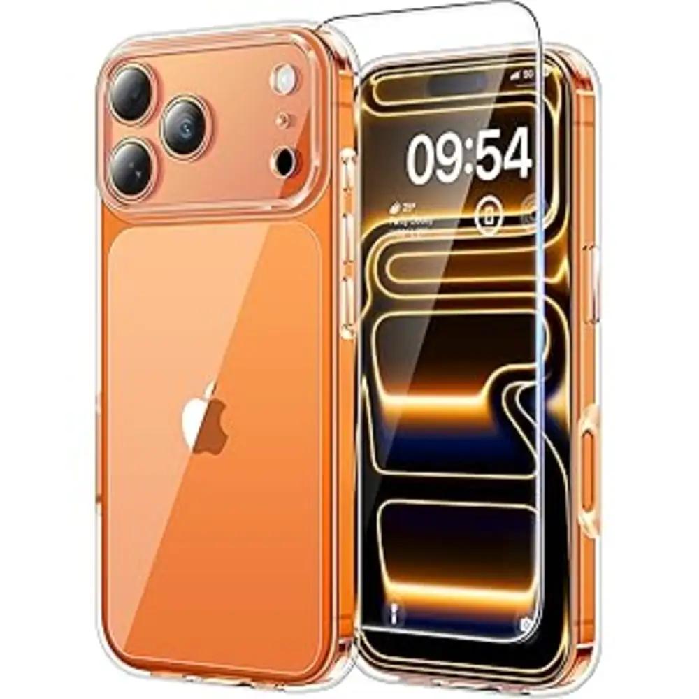 ESR for iPhone 17 Pro Max Case, Camera Control Cover, Compatible with MagSafe Accessories, TPU, Military-Grade Drop Protection, Shock-Absorbing Air Guard Corners, Hybrid Series, Clear