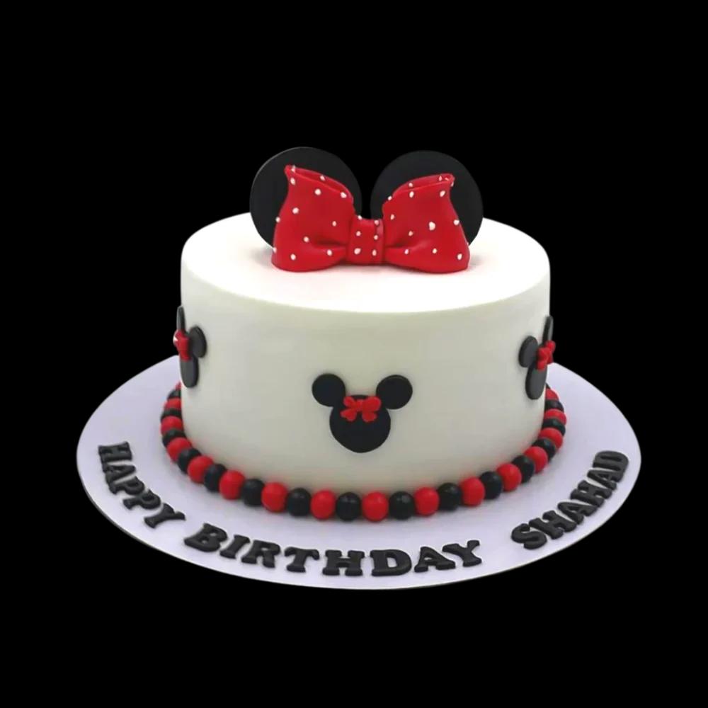 Minnie Mouse Ears Cake